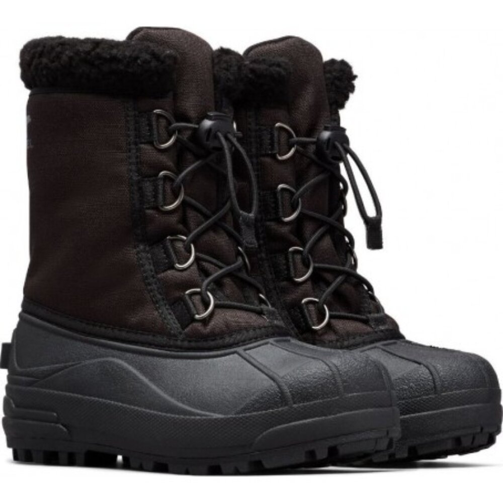 Brand New Sorel CUMBERLAND Youth Winter Boot - Black - Size 5 Youth